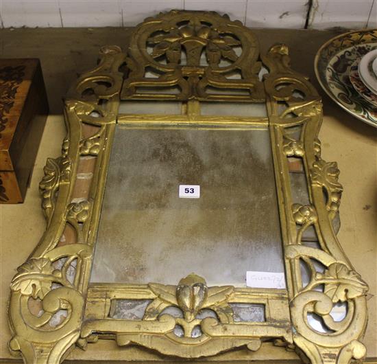 18th Century gilt mirror